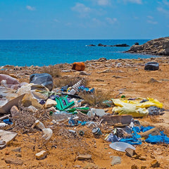 Bali's beaches buried in tide of plastic rubbish during monsoon season