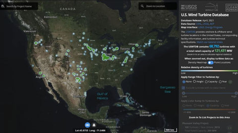 The U.S. Wind Turbine Database